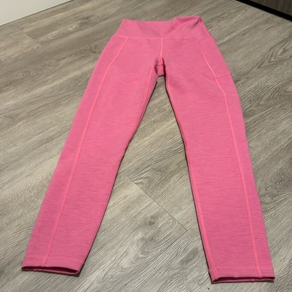 NWOT Sweaty Betty pink super sculpt 7/8 length